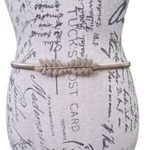 Gold / Rose Gold Snake Belt Leaves 29-39" Garden Cottage Preppy Classy BEAUTIFUL